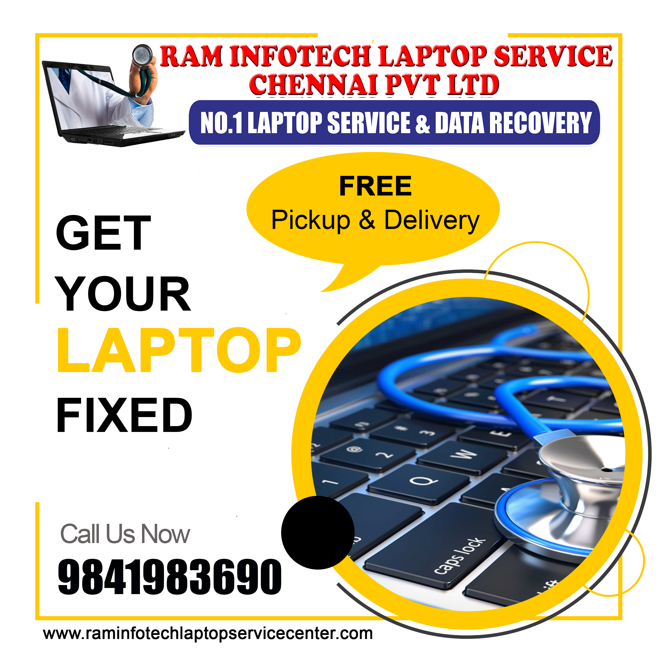 Best laptop repair Center tambaram Ram Infotech Laptop Service